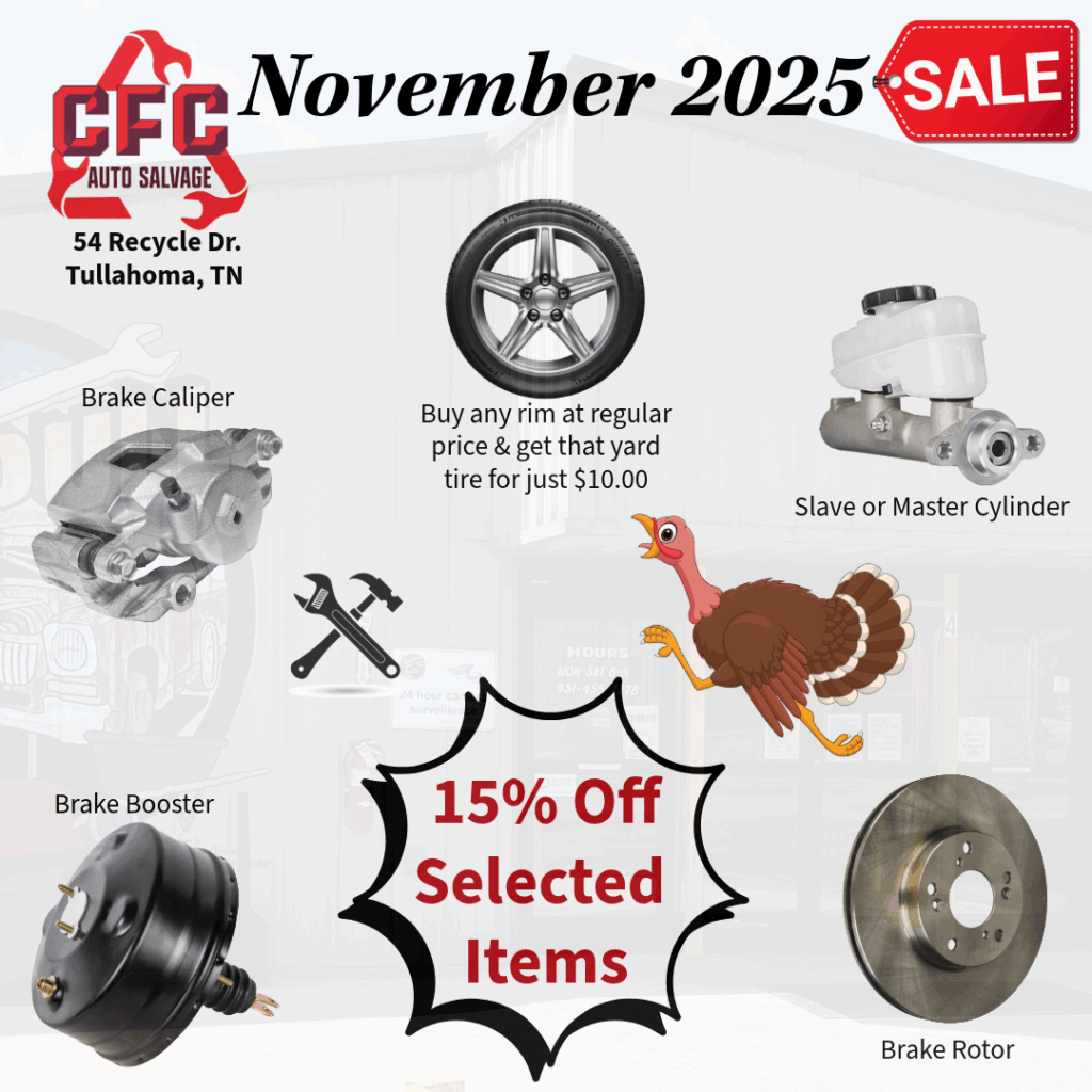 November Salvage Sales